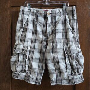 Levi's Men's Plaid Cargo Shorts Size 34